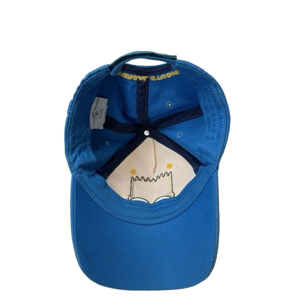 The Simpsons Bart Simpson Snapback Hat Blue Yellow Universal Studios Kids